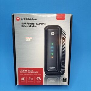 Motorola‎ SB6121 Surfboard Extreme Cable Modem DOCSIS 3.0 Fast Internet Open Box